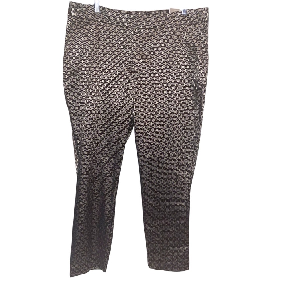 Chicos Pants Womens Size 3 Large Stretch Holiday Party Business Career Office
